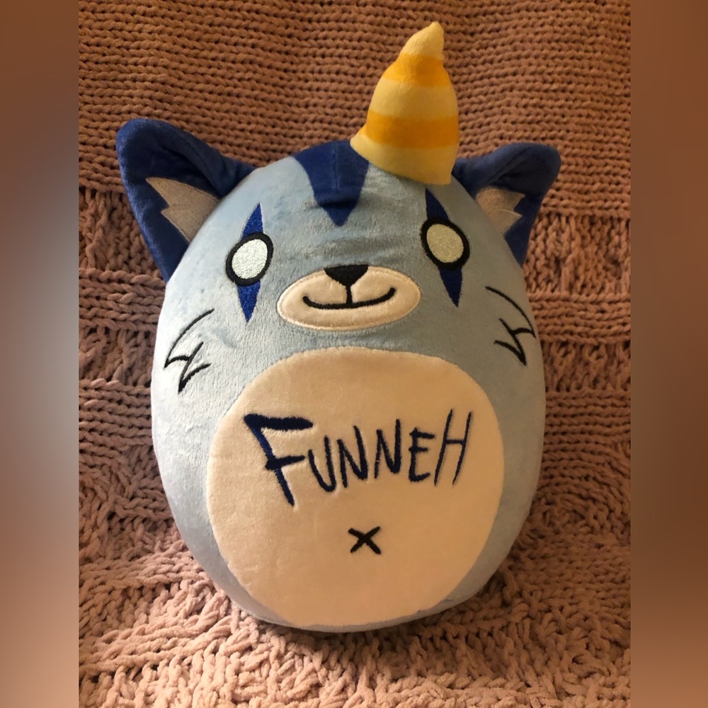 Its Funneh The Krew Blue Funneh Plush Squishable Plush Anime Gaming YouTube